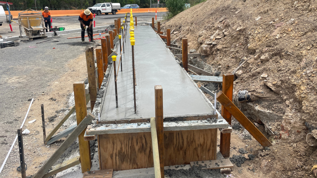 MR512 Heathcote Road_ precast concrete signage panel