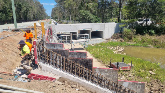Burpengary In-Situ Concrete Headwalls
