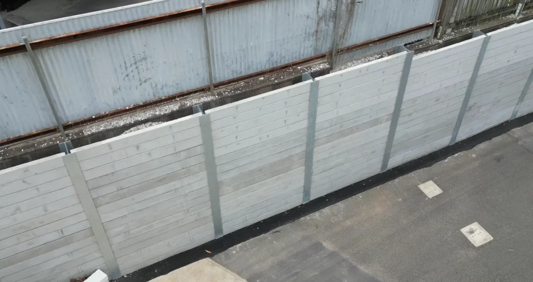 Garden Square Retaining Wall Construction