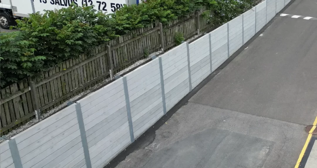 Garden Square Retaining Wall Construction