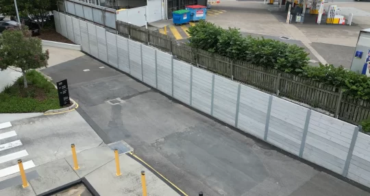 Garden Square Retaining Wall Construction