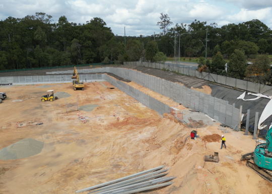 Heathwood High Concrete Sleeper Retaining Wall System
