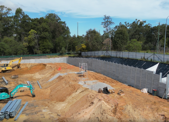 Heathwood High Concrete Sleeper Retaining Wall System