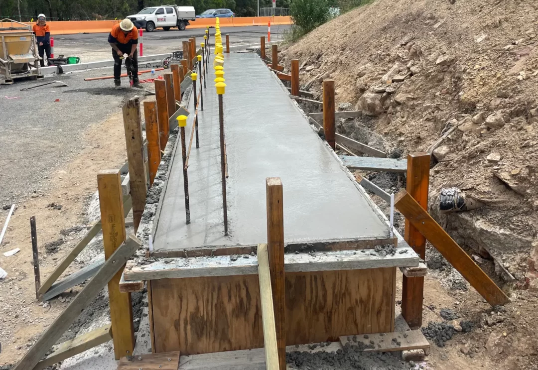 MR512 Heathcote Road_ precast concrete signage panel